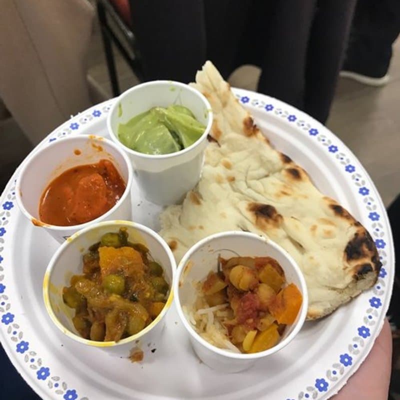 Guests gathered around the table for Dinner Discourse